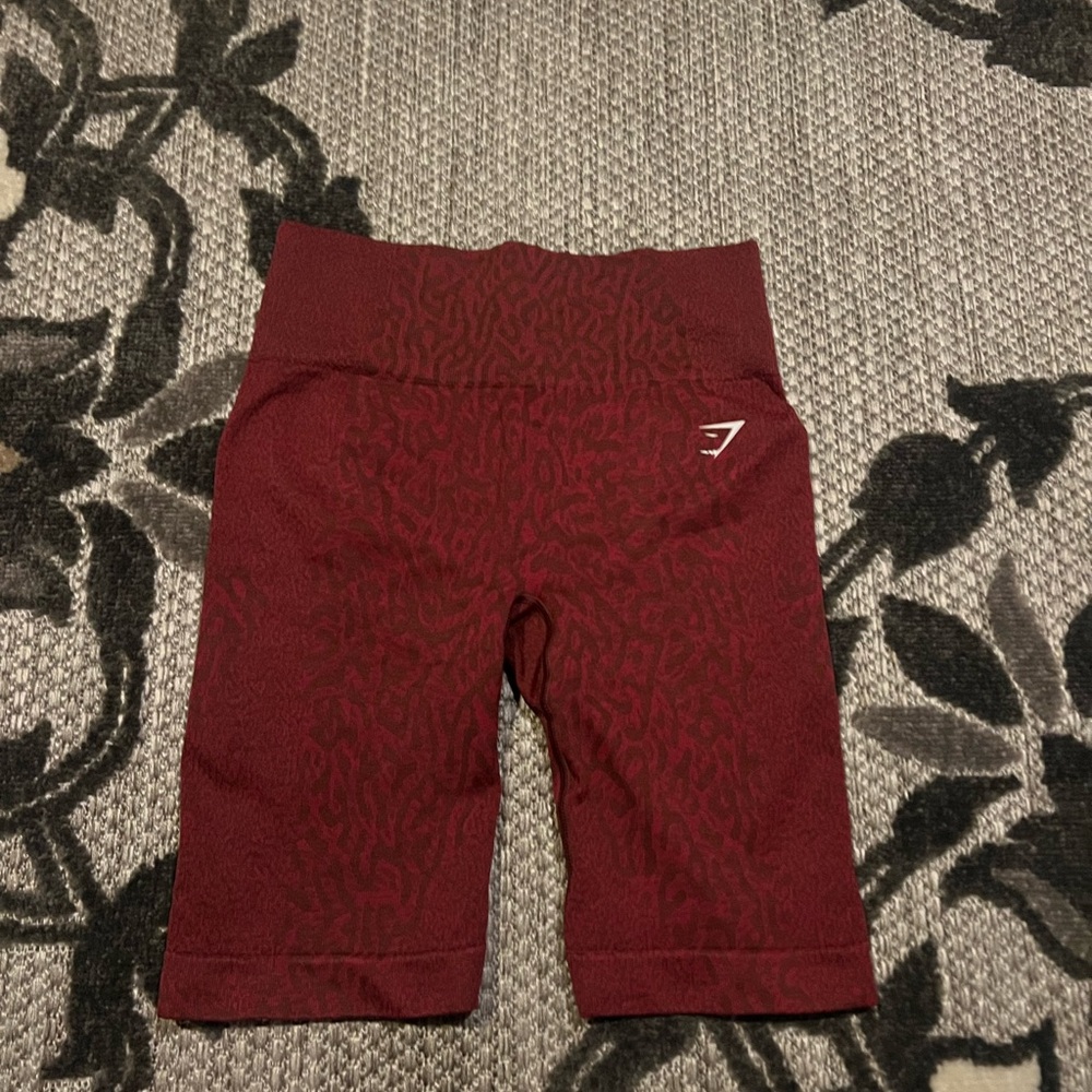 Gymshark Adapt Safari Maroon Shorts